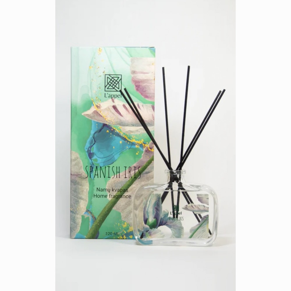 Namų kvapas su lazdelėmis LAPPEL, SPANISH IRIS