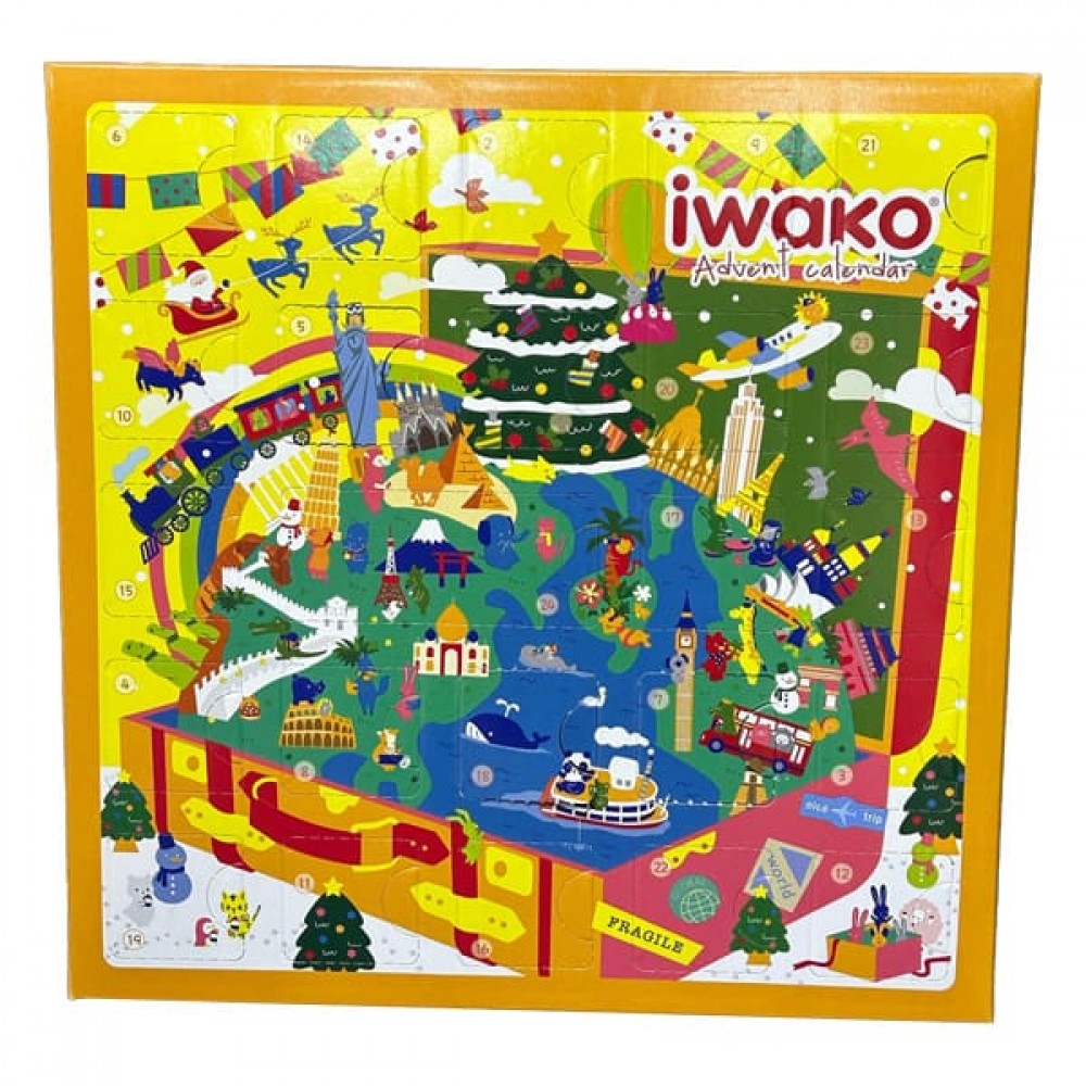 IWAKO figūrėlių-trintukų rinkinys Advento kalendorius ER-ADV008 IWAKO figūrėlių-trintukų rinkinys Advento kalendorius ER-ADV008