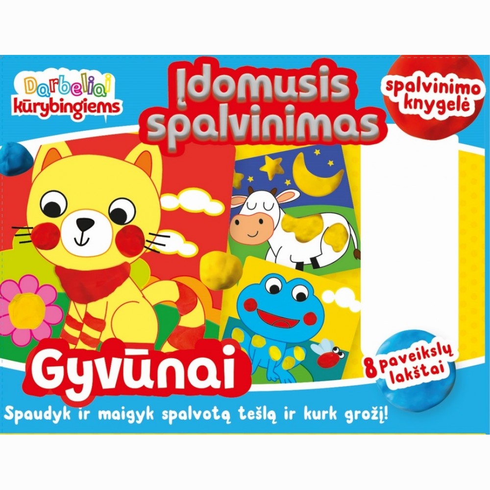 Įdomusis spalvinimas. Gyvūnai