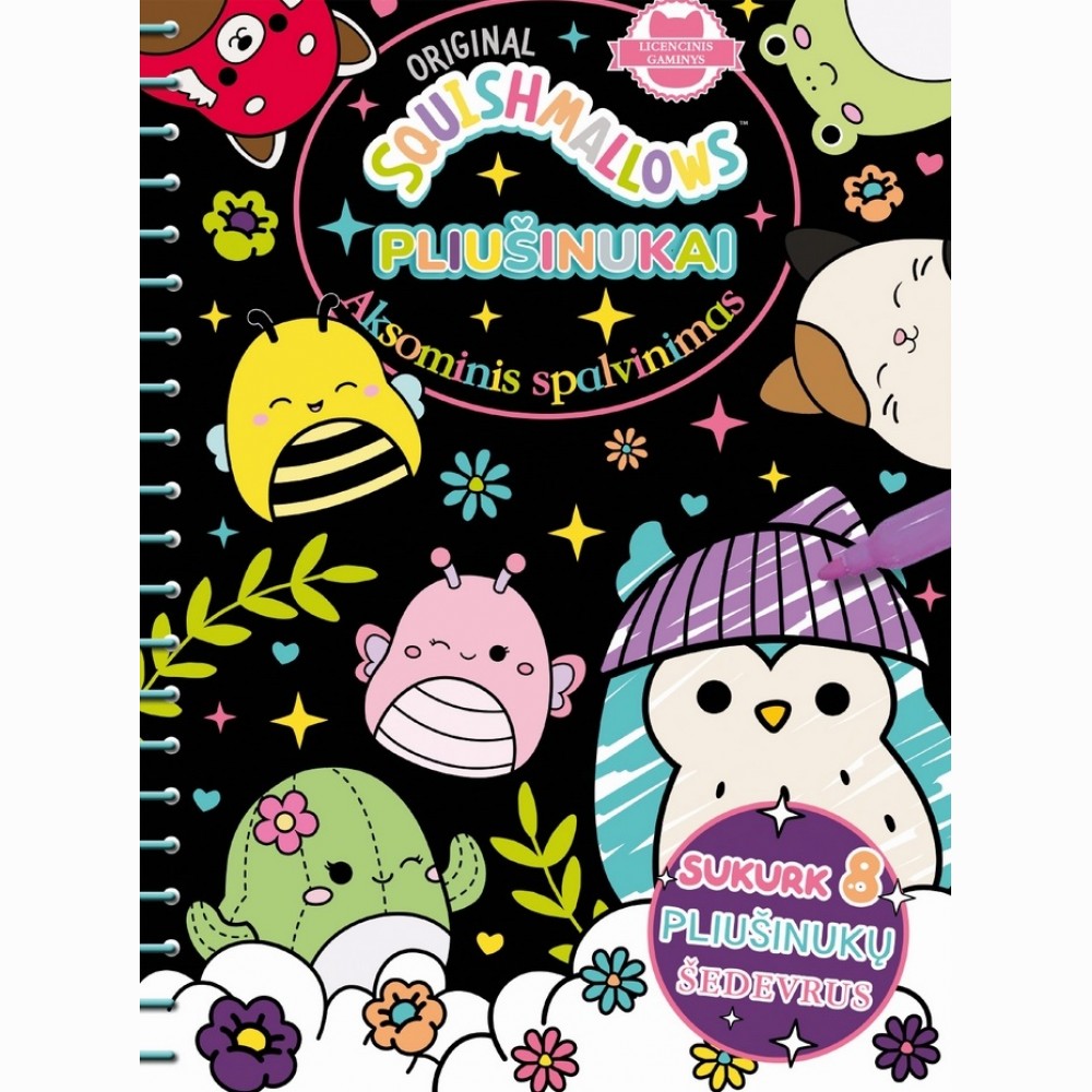 Pliušinukai. Aksominis spalvinimas