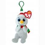Pliušinis pakabukas BRRRNARD - snowman clip