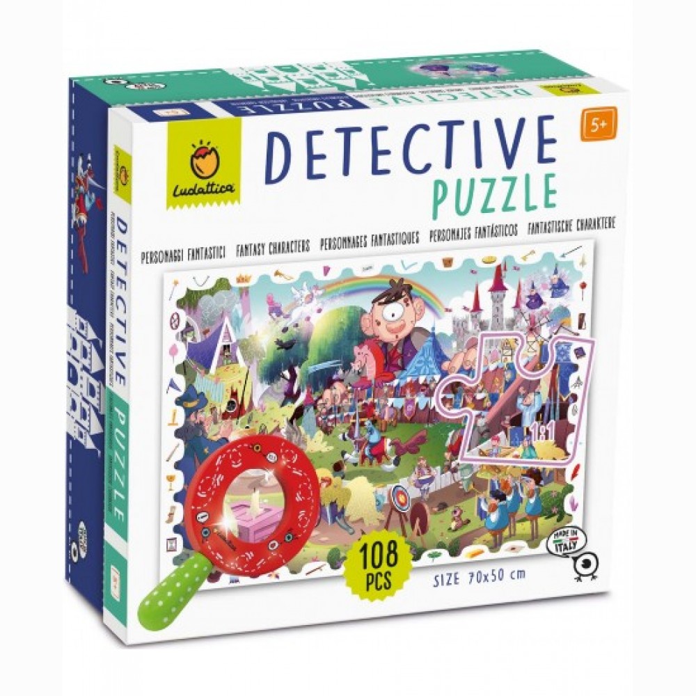 Detektyvinė dėlionė LUDATTICA Fantazijų personažai, 108 det.