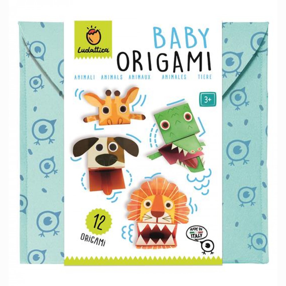 Origami rinkinys mažyliams LUDATTICA Gyvūnėliai Origami rinkinys mažyliams LUDATTICA Gyvūnėliai