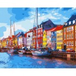 Tapyba pagal skaičius: SBUKLINGA DANIJA 40x50 dėžutėje