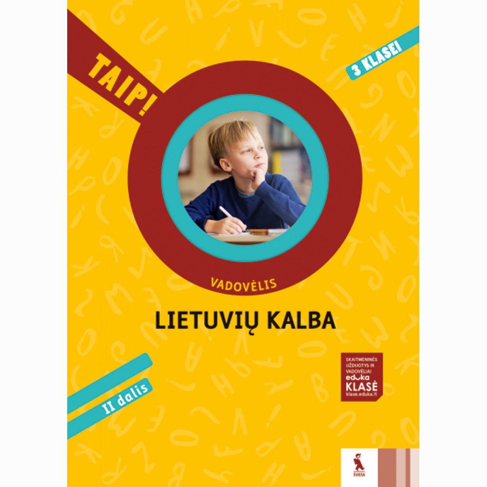 Lietuvių kalba. Vadovėlis 3 klasei, 2 dalis (TAIP!)