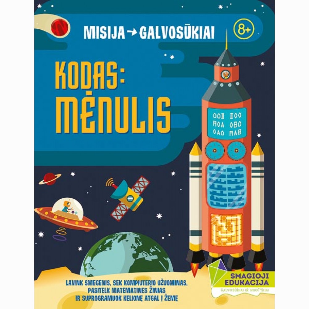 Misija: galvosūkiai. Kodas: mėnulis