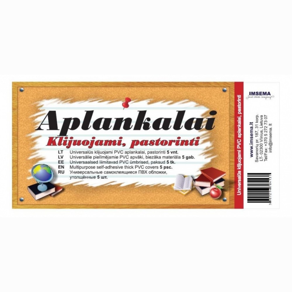 Aplankalai klijuojami 5vnt. AP0101 Aplankalai klijuojami 5vnt. AP0101