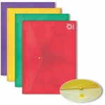 Aplankas-vokas su saga  A4 gelt.OP