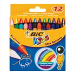 Vaškinės kreidelės BIC, 12 vnt. 