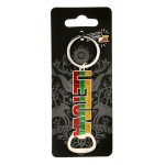 Pakabukas raktams su atidarytuvu Lietuva. 78x28mm, iš metalo. Su kortele.