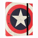 Marvel Captain America Shield žiedinis segtuvas