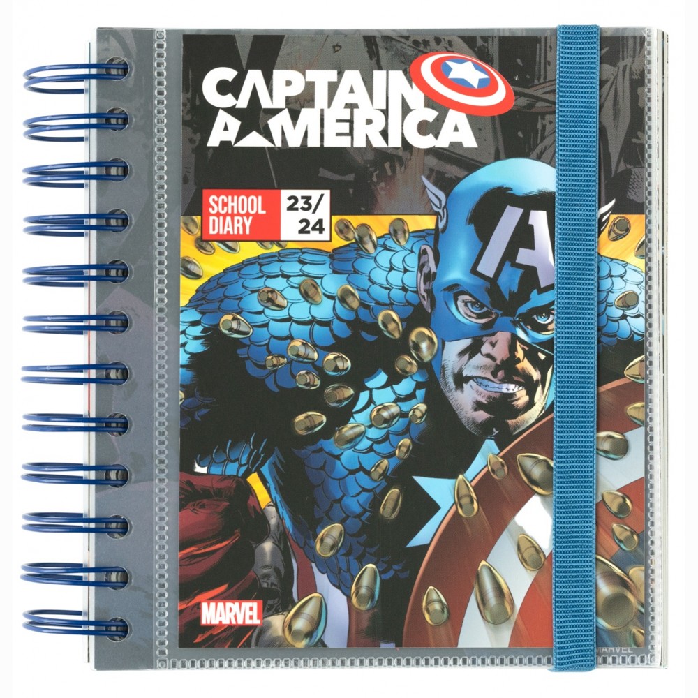 Marvel Captain America 2023/2024 m. Akademinis planuoklis 11 mėnesių Marvel Captain America 2023/2024 m. Akademinis planuoklis 11 mėnesių