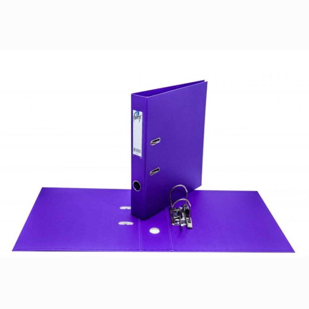 Segtuvas College, A4, 50mm, PP/PP, be apkaustų, violetinės spalvos Segtuvas College, A4, 50mm, PP/PP, be apkaustų, violetinės spalvos