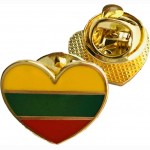 Metalinis ženkliukas LT širdutė 