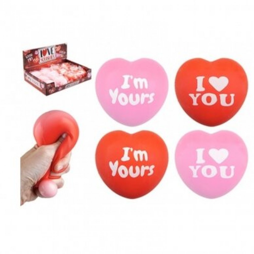 Antistresinis žaislas  ASST LOVE HEART SQUISHY 7 cm