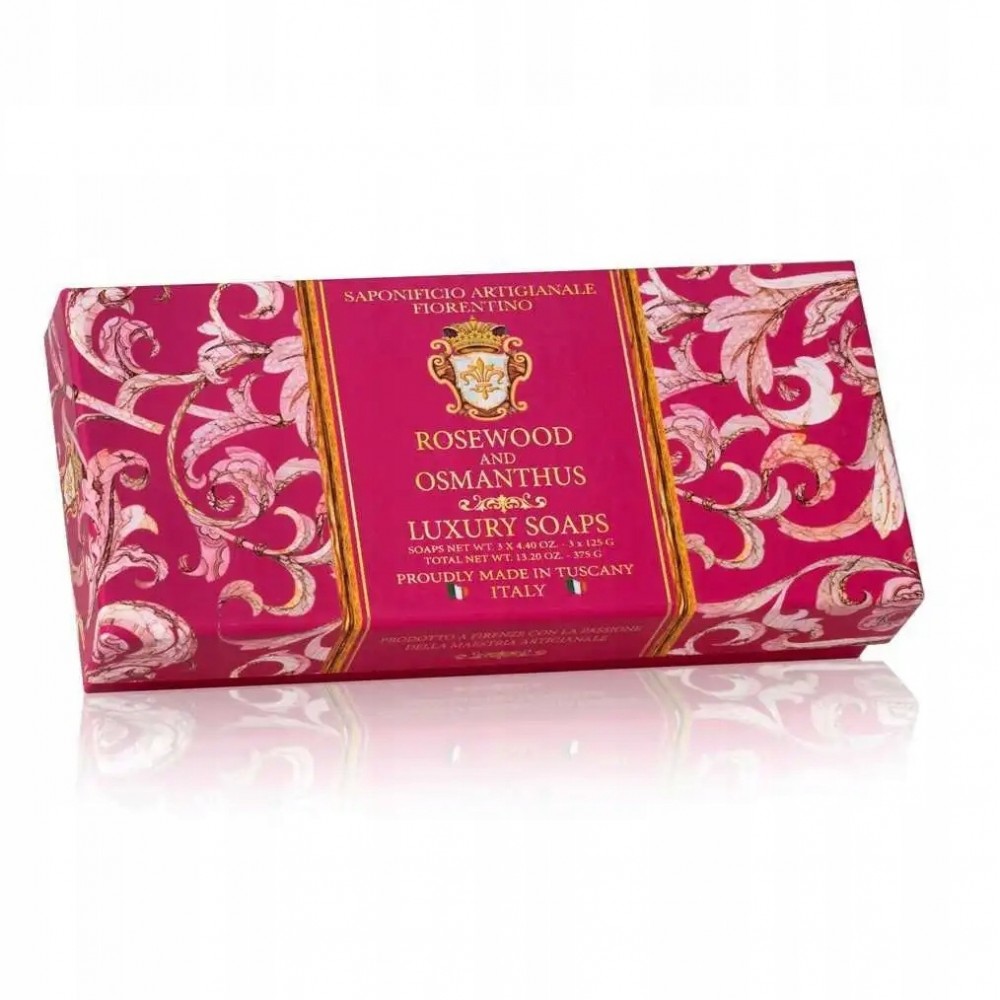 Raudonmedžio ir osmanto muilas3x125g