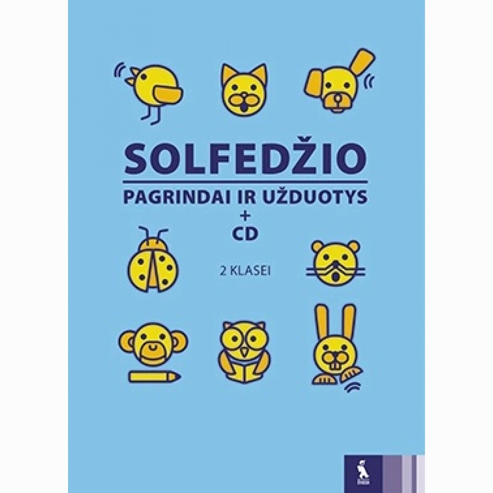 Solfedžio pagrindai ir užduotys su kompaktine plokštele 2 klasei