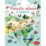 Pasaulio atlasas su lipdukais