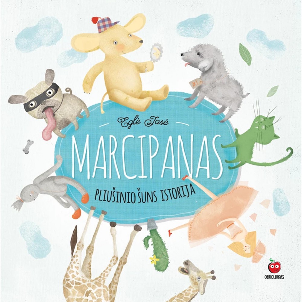 Pliušinis šuo marcipanas 