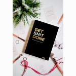 Produktyvumo planuoklis.Get shit done, juodos spalvos