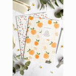 Taskuotos užrašinės- Peaches & Cherries (2vnt.)