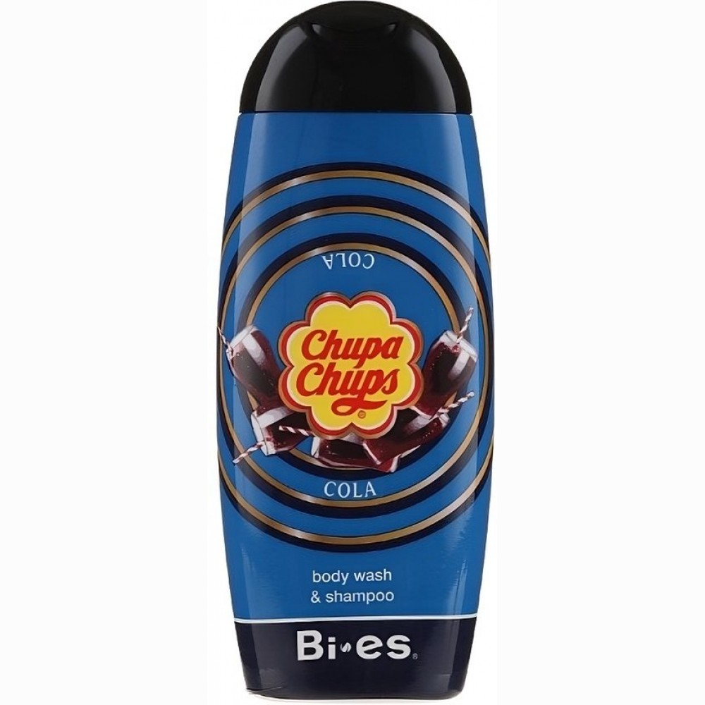 Dušo želė ir šampūnas viename CHUPA CHUPS kolos aromato 250 ML Dušo želė ir šampūnas viename CHUPA CHUPS kolos aromato 250 ML