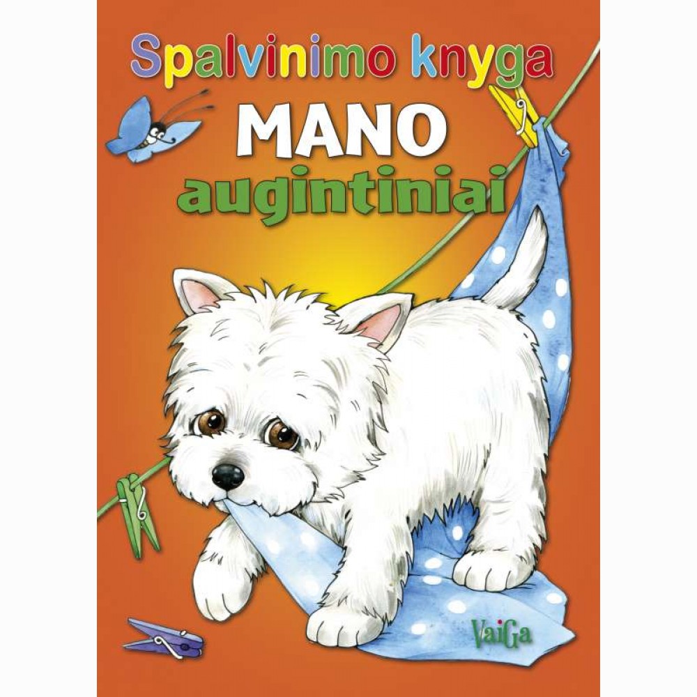 Mano augintiniai. Spalvinimo knyga 