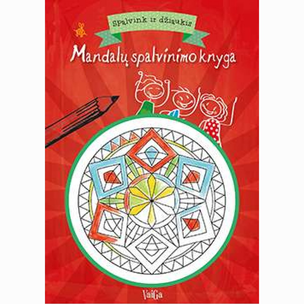 Mandalų spalvinimo knyga (Spalvink ir džiaukis) 