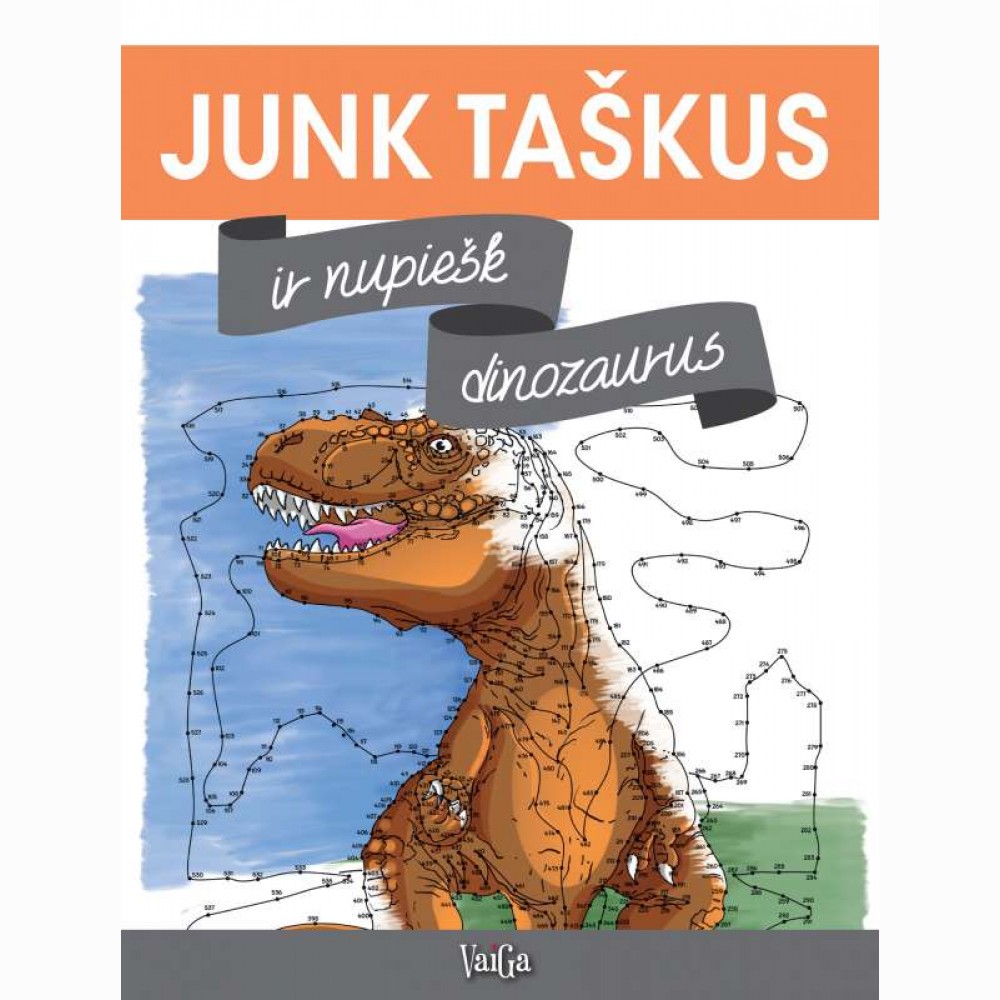 Junk taškus ir nupiešk dinozaurus (daugiau nei 500 taškų) 