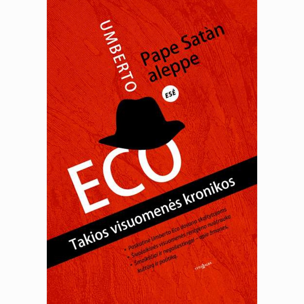 Pape Satan aleppe. Takios visuomenės kronikos 