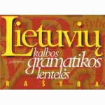 Lietuvių kalbos gramatikos lentelės.Rašyba. 