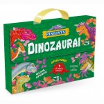 Rinkinys. Dinozaurai. (4 knygos, lagaminėlis su rankenėle) 