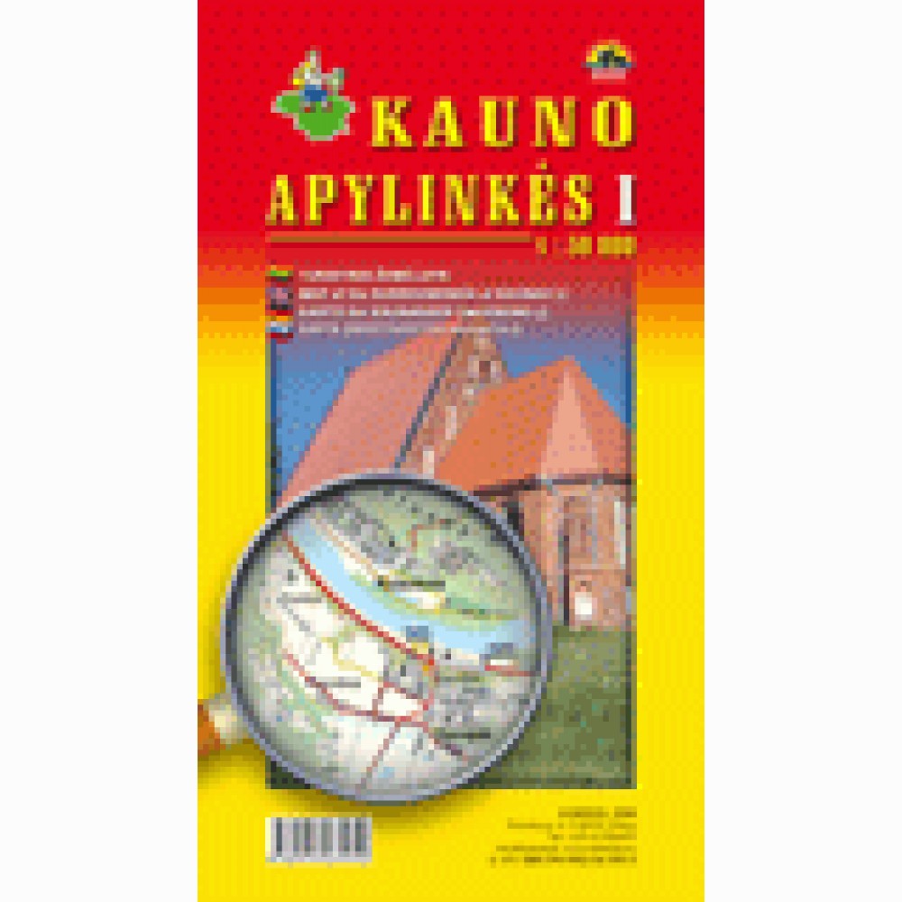 Kauno apylinkės I. Žemėlapis 1:50000 