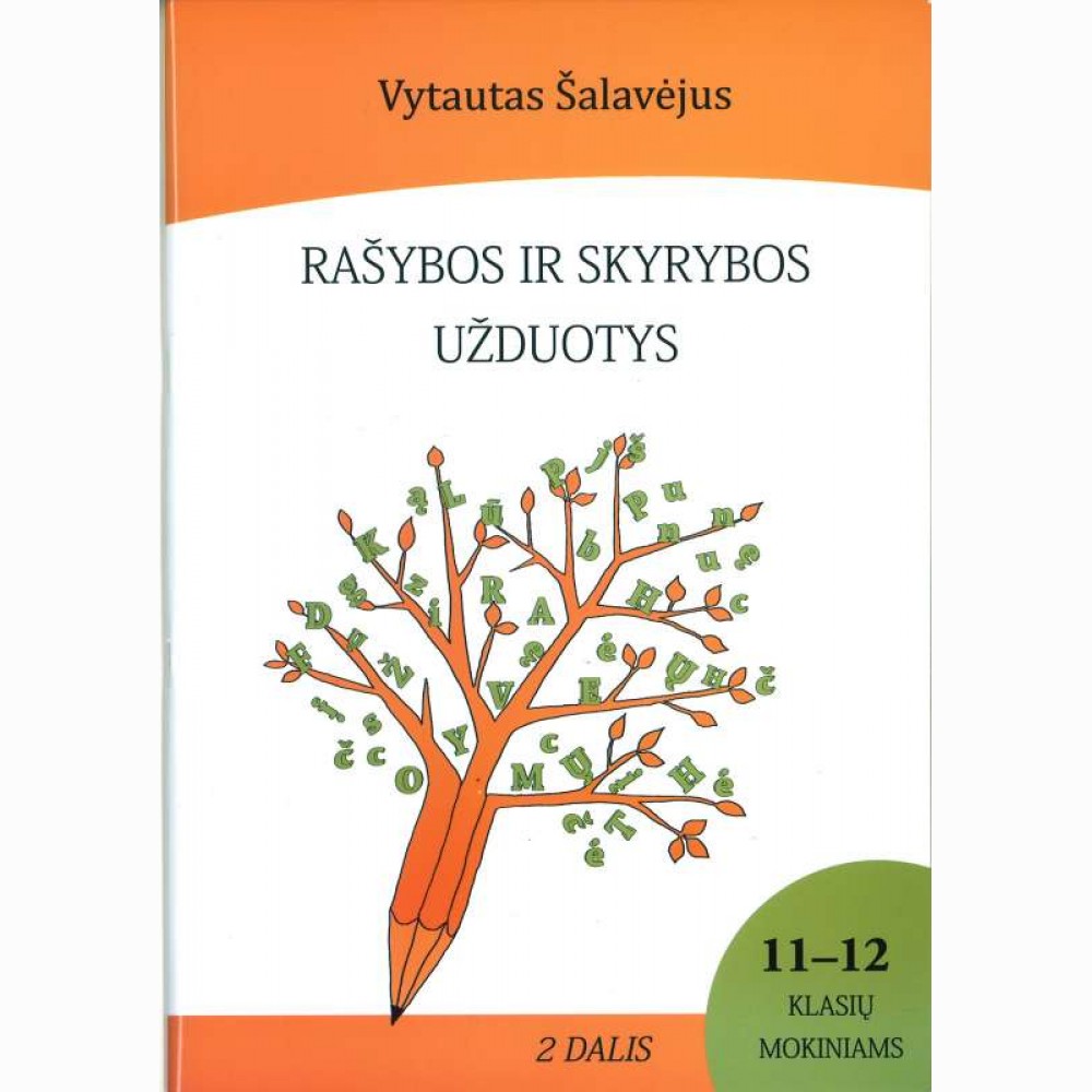 Rašybos ir skyrybos užduotys 11-12 kl., 2d.   