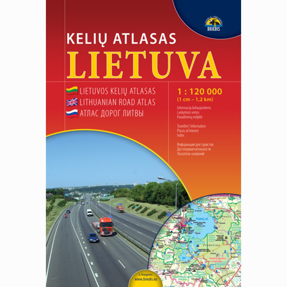 Lietuvos kelių atlasas 1:120000