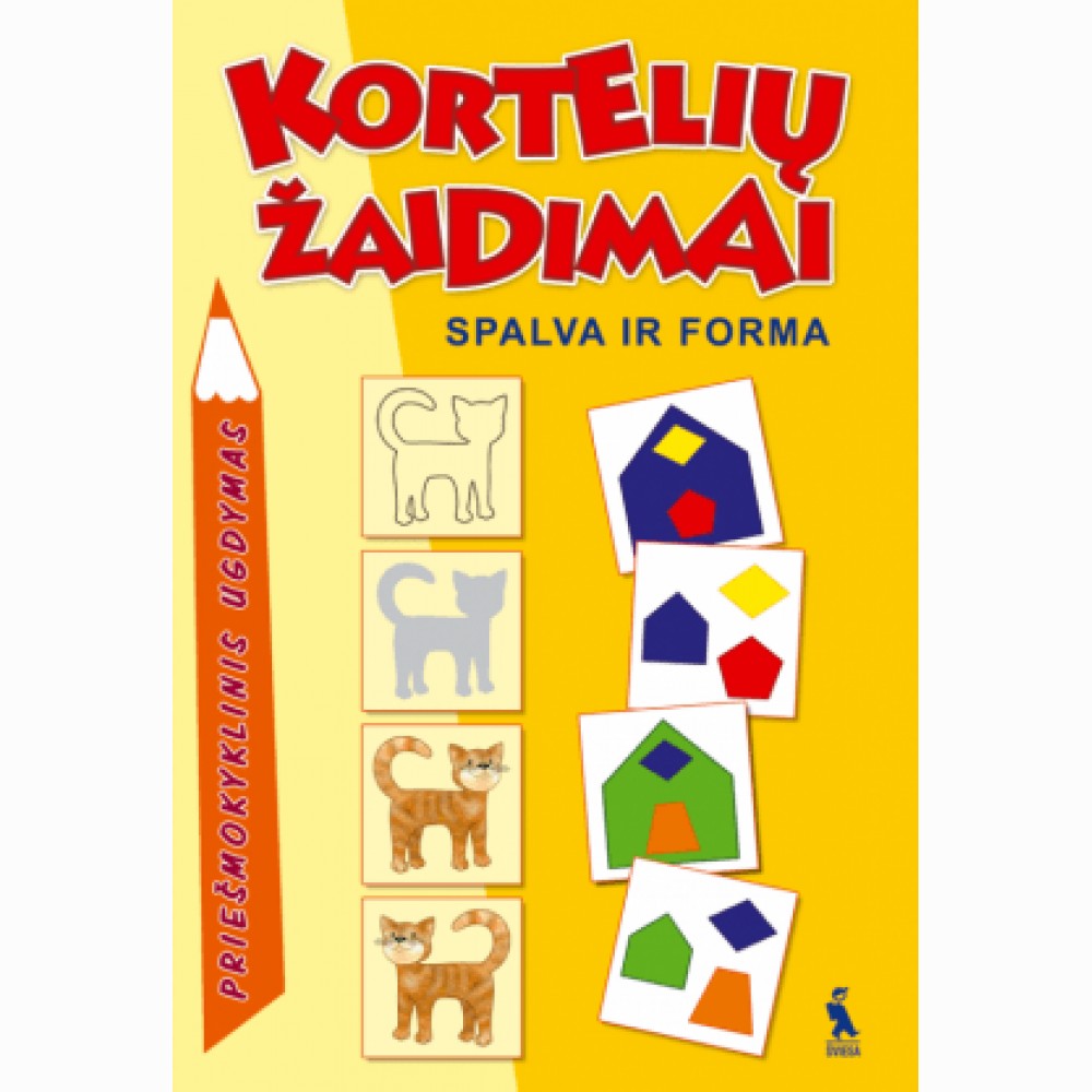 Kortelių žaidimai. Spalva ir forma