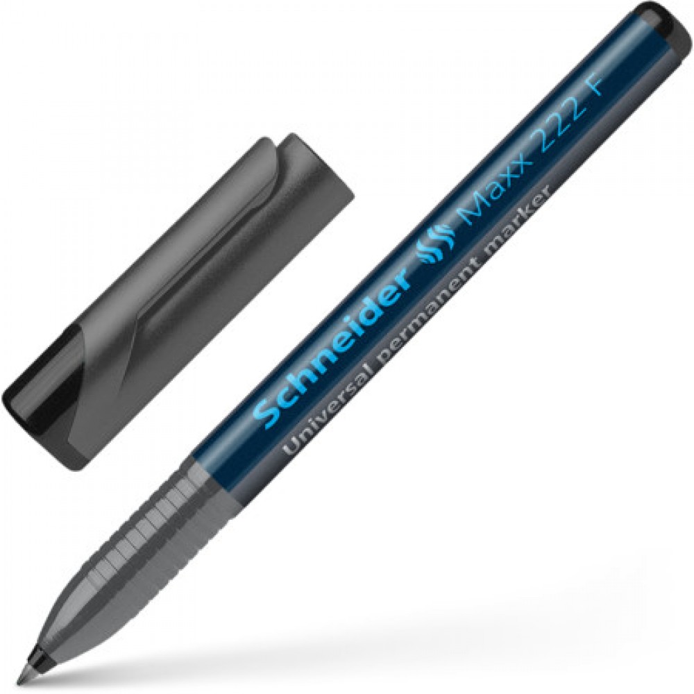 Žymeklis Schneider Maxx 222 F 0,7 mm, juodas Žymeklis Schneider Maxx 222 F 0,7 mm, juodas