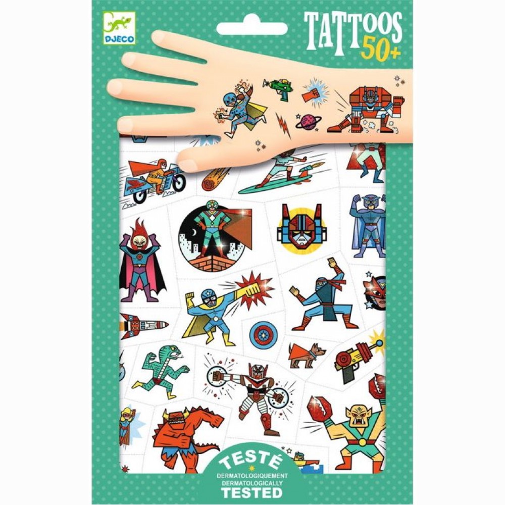 Tatuiruotės - Superherojai (50+ tatuiruočių) Tatuiruotės - Superherojai (50+ tatuiruočių)