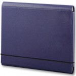 Aplankas kartoninis sąsiuviniams A4 su guma tamsiai mėlynas