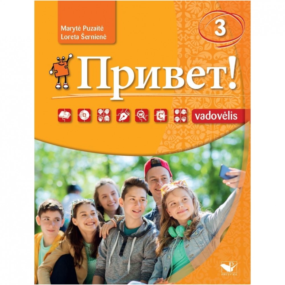 Privet! 3 vadovėlis (su CD) Privet! 3 vadovėlis (su CD)
