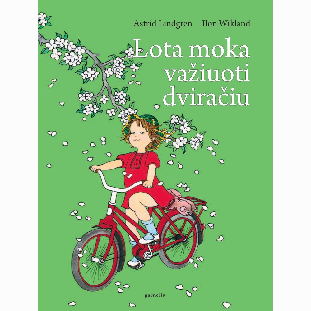 Lota moka važiuoti dviračiu