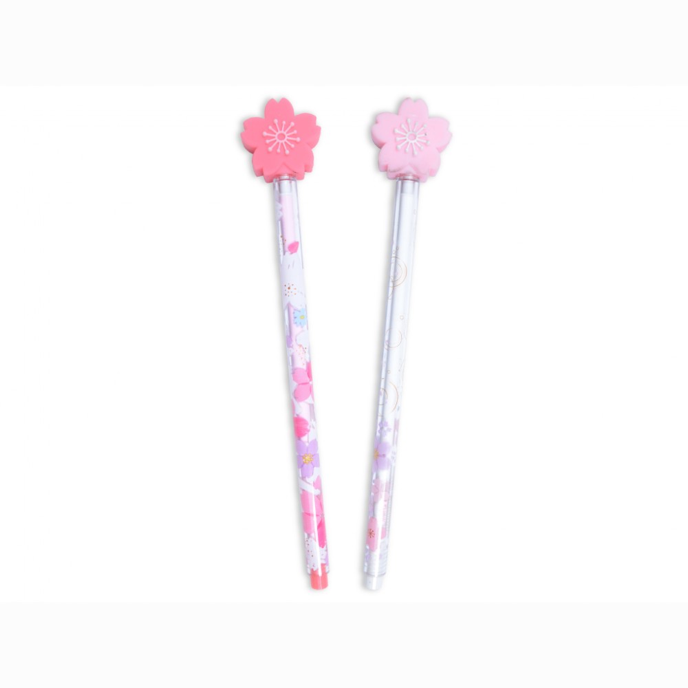 Geliniai rašikliai M&G Sakura Time 0.5 mėlyna rinkinys