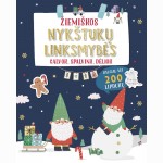 Žiemiškos nykštukų linksmybės. Daugiau nei 200 lipdukų