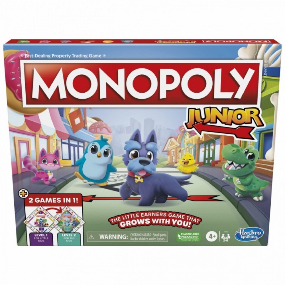 HAS MON Žaidimas „Monopolis mažiesiems 2 in 1“, LT