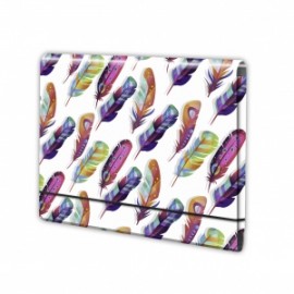 Aplankas kartoninis sąsiuviniams A5 su guma Plunksnos