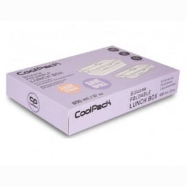 Silikoninė pietų dėžutė COOLPACK, 800 ml, pastelinės violetinės spalvos