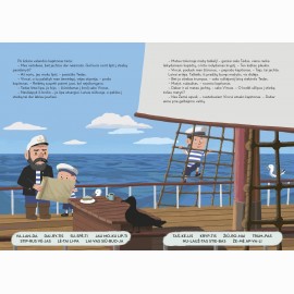 Du broliai. Kelionė jūra