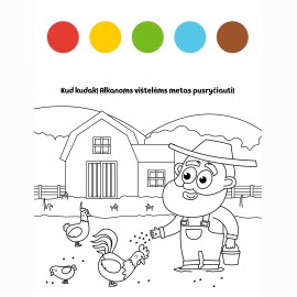 Magiška dažų paletė. Ūkyje