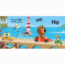 Slėpynės. Iššokantys langeliai. Transportas