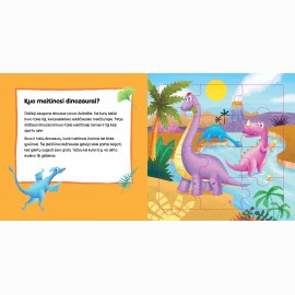 Dėlionių knygelė. Dinozaurai